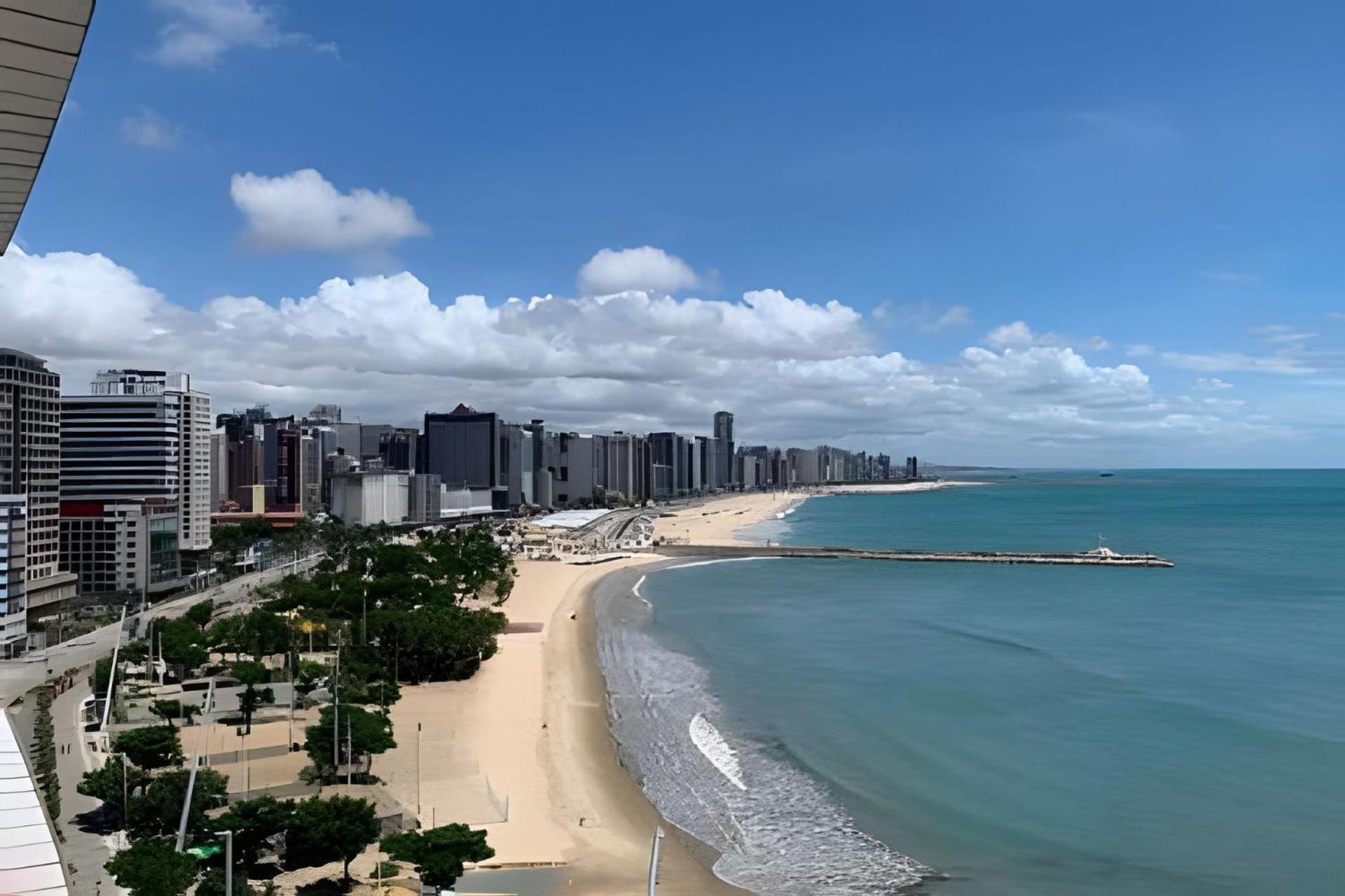 Apartament Hosts Br - Flat Frente Mar Na Beira Mar Fortaleza  Zewnętrze zdjęcie
